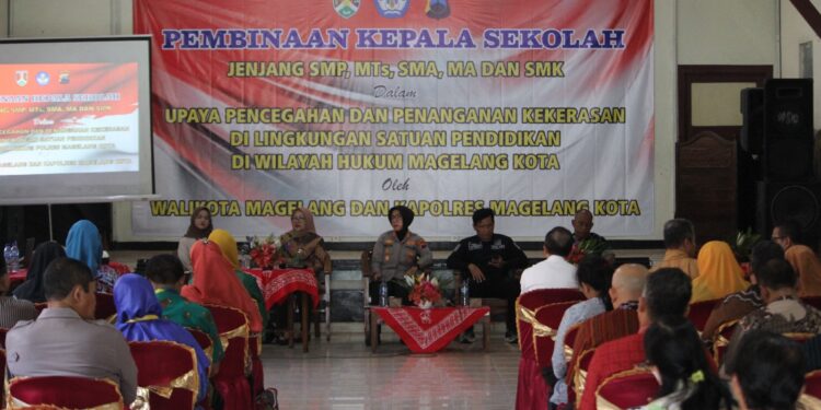 Polres Magelang Kota Adakan Pembinaan Cegah  Kekerasan di Lingkungan Pendidikan
