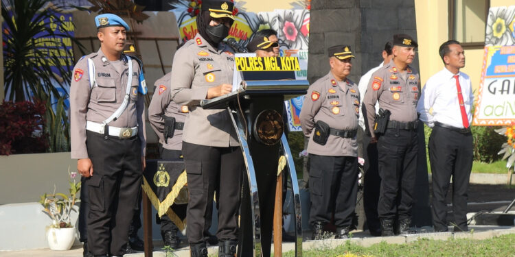 Polres Magelang Kota Apel Gelar Pasukan Operasi Patuh Candi 2024