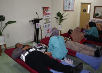 Donor Darah Polres Magelang Kota Sambut HUT Polwan ke-76