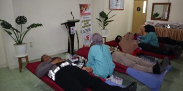 Donor Darah Polres Magelang Kota Sambut HUT Polwan ke-76