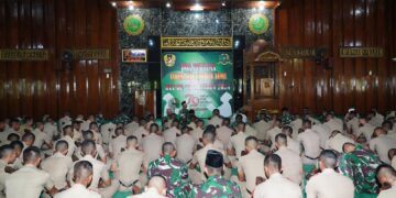 Dalam Rangka HUT ke-79 RI Taruna dan Organik Akmil Adakan Do’a Bersama