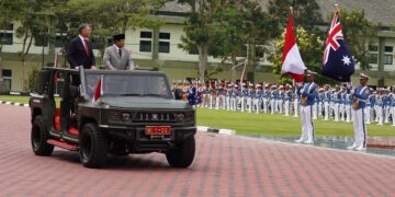 Menteri Pertahanan RI Terima Menteri Pertahanan Australia di Akademi Militer