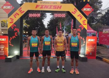Taruna Akmil Berpartisipasi dalam Erafone  Run 5K 2024 di Yogyakarta