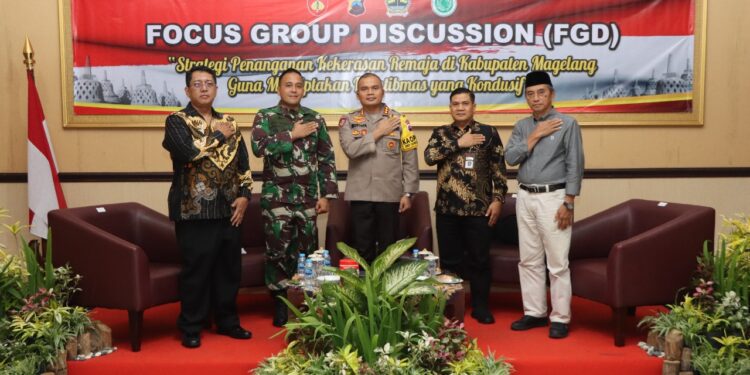 Polresta Magelang Gelar FGD Strategi Menangani Kekerasan Pelajar