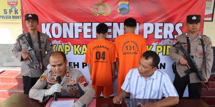 Polsek Muntilan Ungkap Kasus Curanmor, Dua Pelaku Berhasil Diamankan