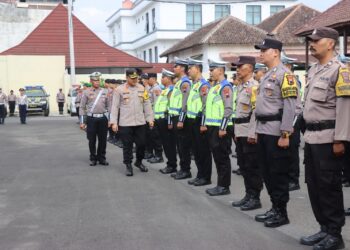 Kapolres Magelang Kota Pimpin Gelar Apel Pasukan, Tanda Dimulainya Operasi Zebra Candi 2024