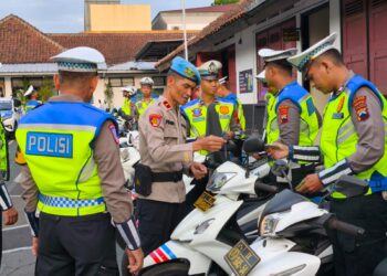 Kapolres Magelang Kota Pimpin Gelar Apel Pasukan, Tanda Dimulainya Operasi Zebra Candi 2024