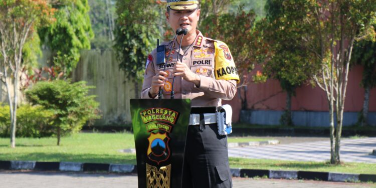 Kapolresta Magelang Ikuti Apel Gelar Pasukan Pengamanan Presiden RI