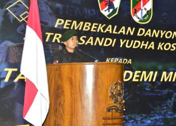 Pembekalan Danyon Satria Sandi Yudha Kostrad  kepada Taruna Akmil Tingkat IV