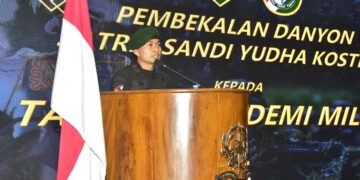 Pembekalan Danyon Satria Sandi Yudha Kostrad  kepada Taruna Akmil Tingkat IV