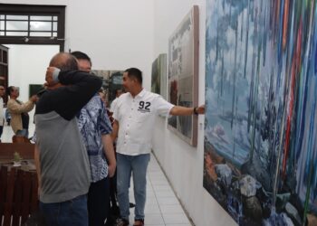 Pameran tunggal lukisan “M. Aidi Yupri” resmi dibuka di Museum Mosvia
