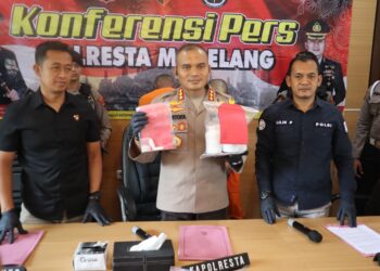 Cegah Tawuran, Polres Magelang Kota Terima Penyerahan 26 Senjata Tajam dari Masyarakat