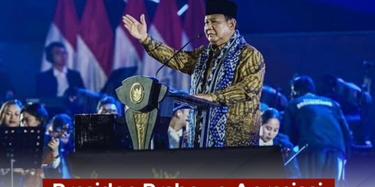 Hadiri Perayaan Natal Nasional, Presiden Prabowo Sampaikan Terima Kasih ke Kapolri & Panglima TNI