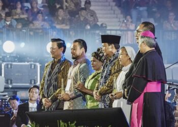 Hadiri Perayaan Natal Nasional, Presiden Prabowo Sampaikan Terima Kasih ke Kapolri & Panglima TNI 