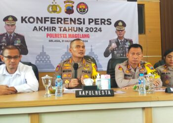 Polresta Magelang Gelar Konferensi Pers Akhir Tahun 2024, Ini Paparannya