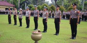 Penghujung Tahun 2024, Sebanyak 97 Personel Polresta Magelang Naik Pangkat