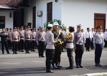 Polres Magelang Kota Gelar Upacara Operasi Keselamatan Candi 2025
