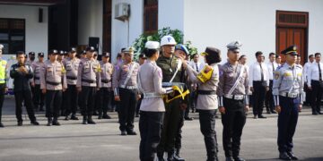 Polres Magelang Kota Gelar Upacara Operasi Keselamatan Candi 2025