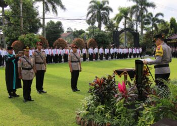 Kapolresta Magelang Pimpin Sertijab Kabagren dan Kasatreskrim