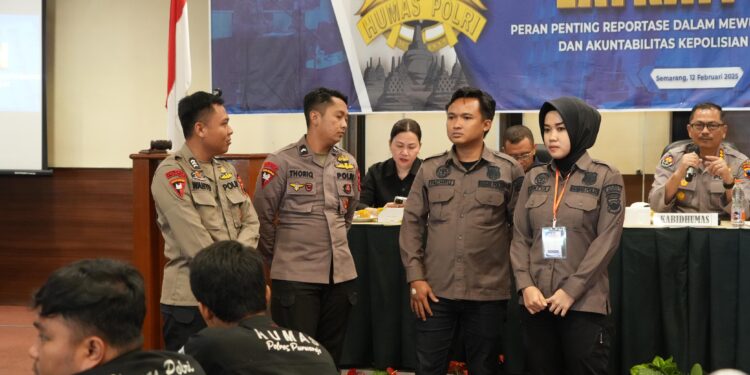 Tingkatkan Kemampuan Reportase, Bidhumas Polda Jateng Gelar Latkatpuan