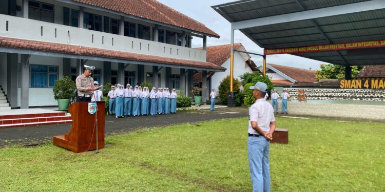 Polres Magelang Kota Ajak Generasi Muda Tertib Berlalu Lintas dalam Operasi Keselamatan Candi 2025
