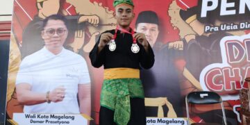 Akbar Sabet Emas di Laga Nasional Pencak Silat Diponegoro Championship