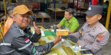 Kabar Bahagia! Pengemudi Ojol di Magelang Dapat Layanan Kesehatan Gratis dari Polisi