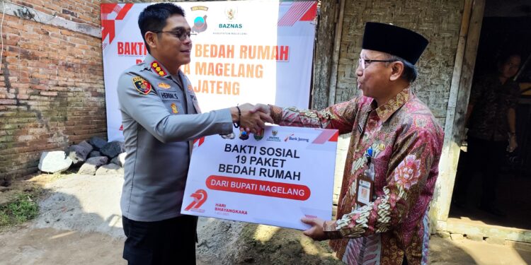Lewat Bedah Rumah dan Sumur Bor, Polresta Magelang Tebar Manfaat untuk Masyarakat