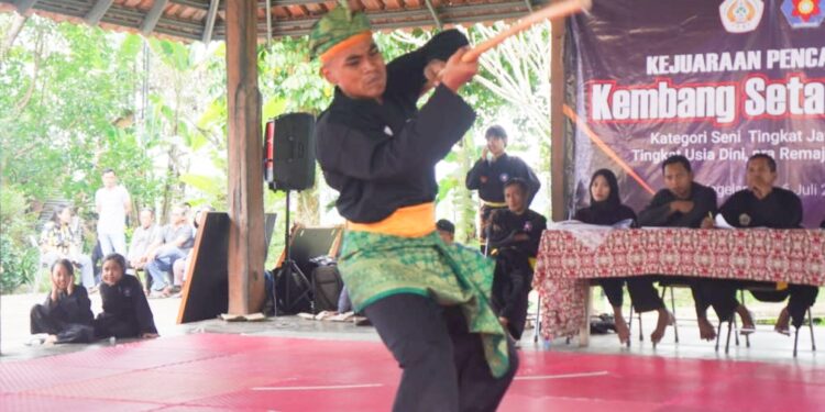 Akbar Ridho Hartono Harumkan Nama Padepokan Kembang Setaman, Raih Juara 1 Rakit Jurus Dasar