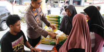 Polresta Magelang Salurkan 30 Ton Beras Lewat Gerakan Pangan Murah, Harga Cuma Rp11.500/Kg
