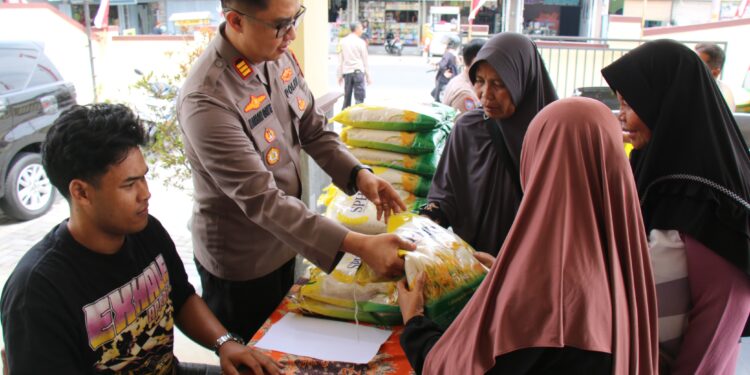 Polresta Magelang Salurkan 30 Ton Beras Lewat Gerakan Pangan Murah, Harga Cuma Rp11.500/Kg