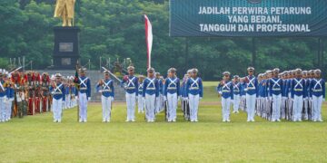Upacara Peringatan HUT ke-80   Kemerdekaan RI di Akademi Militer