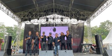 Rock Well Band, “Bandnya Wong Magelang” Sukses Mengguncang Panggung Borobudur Techno Festival 2025 