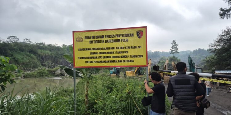 Bareskrim Polri Gerebek Tambang Ilegal, 2 Tahun Beroperasi Negara Dirugikan 3 Triliun