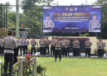 Ops Zebra Candi 2025, Polresta Magelang Fokus Tertib Lalu Lintas Dan Balap Liar