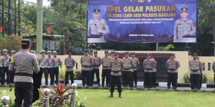 Ops Zebra Candi 2025, Polresta Magelang Fokus Tertib Lalu Lintas Dan Balap Liar