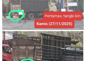 Dengan Truk Dimodifikasi 2 Tangki Dan Plat Nopol Ganda, Warga Grabag Lancarkan Jual Beli BBM Subsidi Dan Non Subsidi